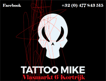 Tablet Screenshot of miketattoo.be